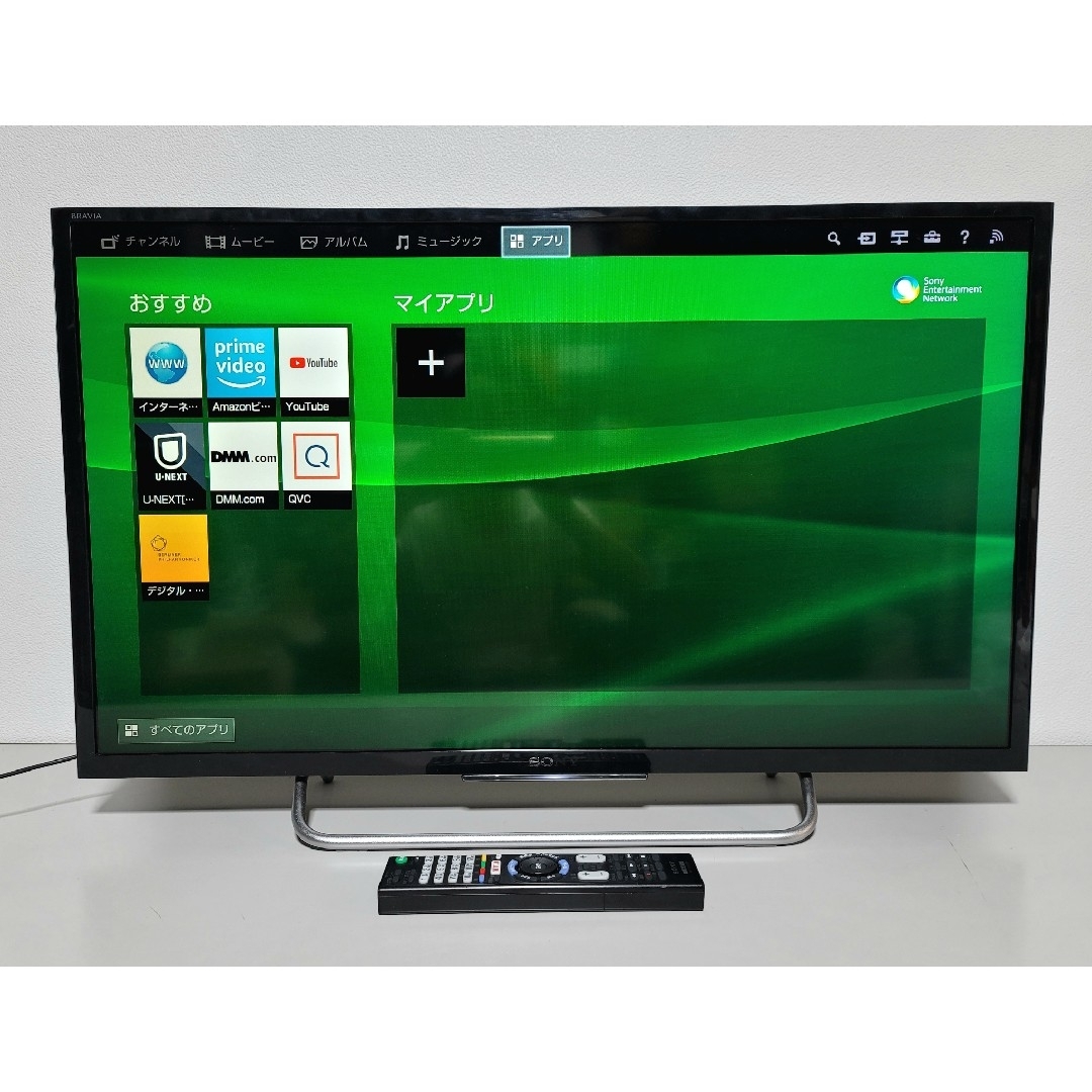 SONY BRAVIA 32インチ液晶テレビ KJ-32W730C 動画アプリ○の通販 by