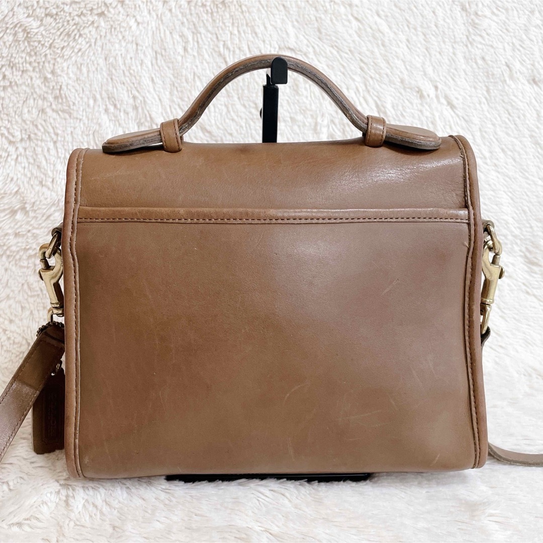 COACH - オールドコーチ レザー ターンロック 2way ハンドバッグ