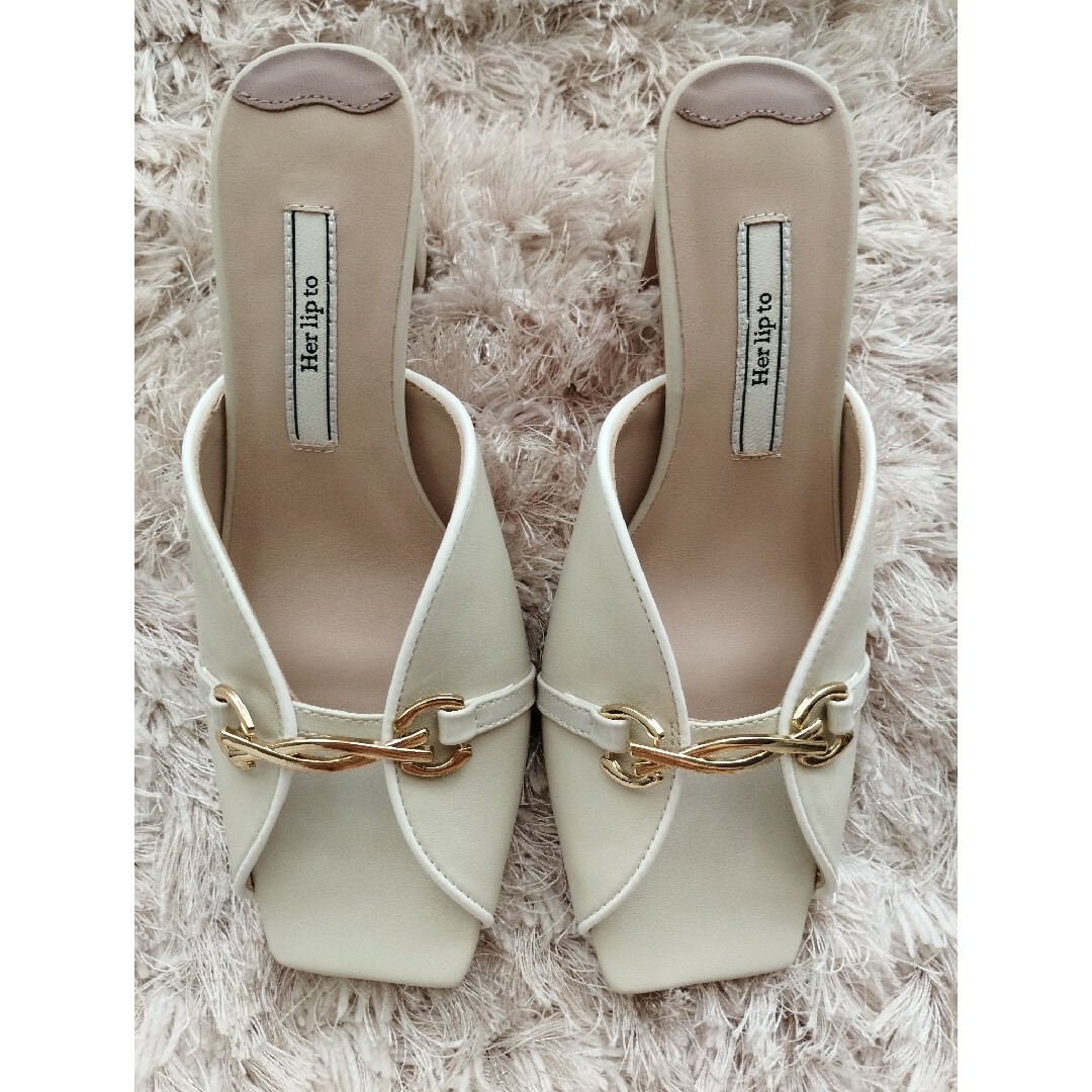 Herlipto】Square Buckle Mules Herlipto Square Buckle Mules