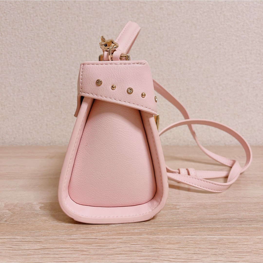 セルフォード ビジュースタッズポシェット バッグ ピンク celford セル