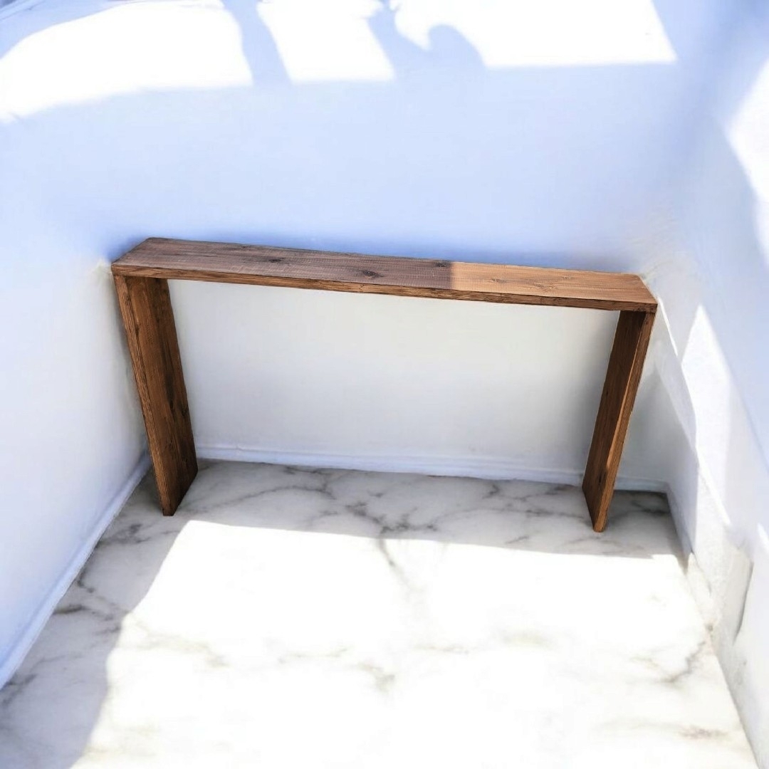 W80タイプ 新生活を彩る/古材風/カウンターテーブル/ サイドテーブル