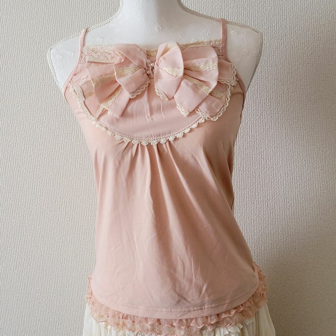 axes femme - ◇美品◇アクシーズファム ビッグリボン キャミソール