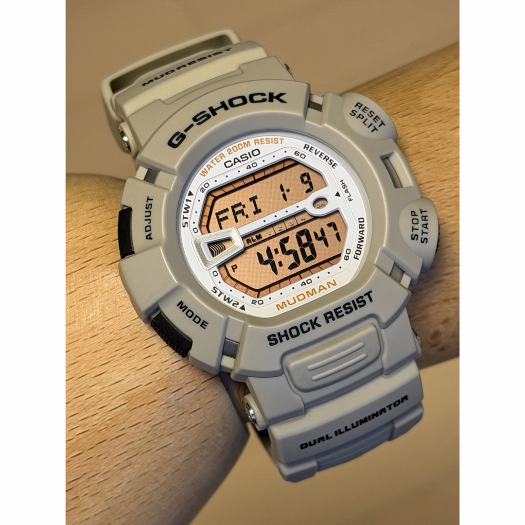 G-SHOCK - G-SHOCK/時計/MUDMAN/マット/G-9000/グレージュ/ミリタリー