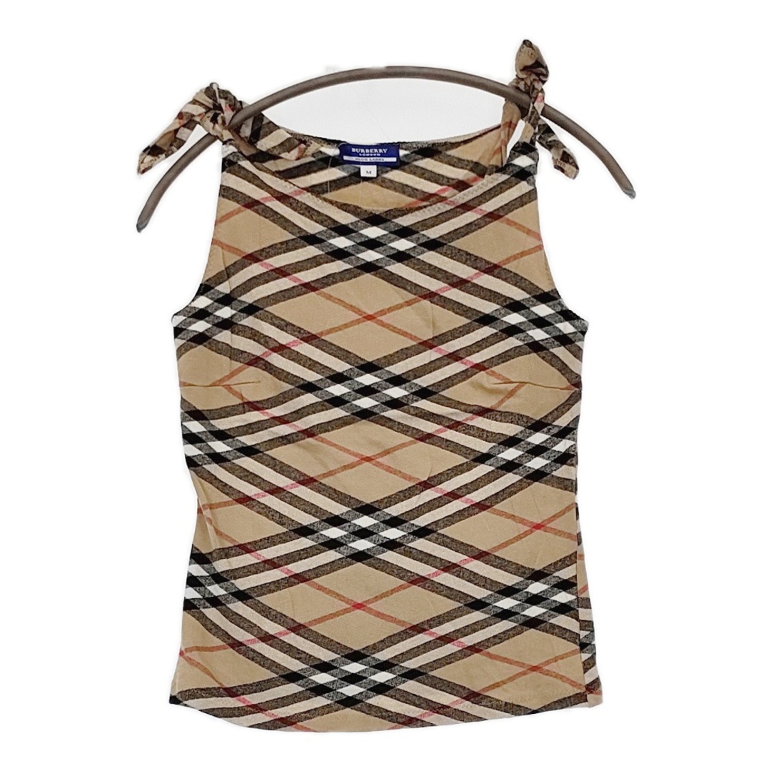BURBERRY BLUE LABAL ノバチェック ノースリーブ キャミソール