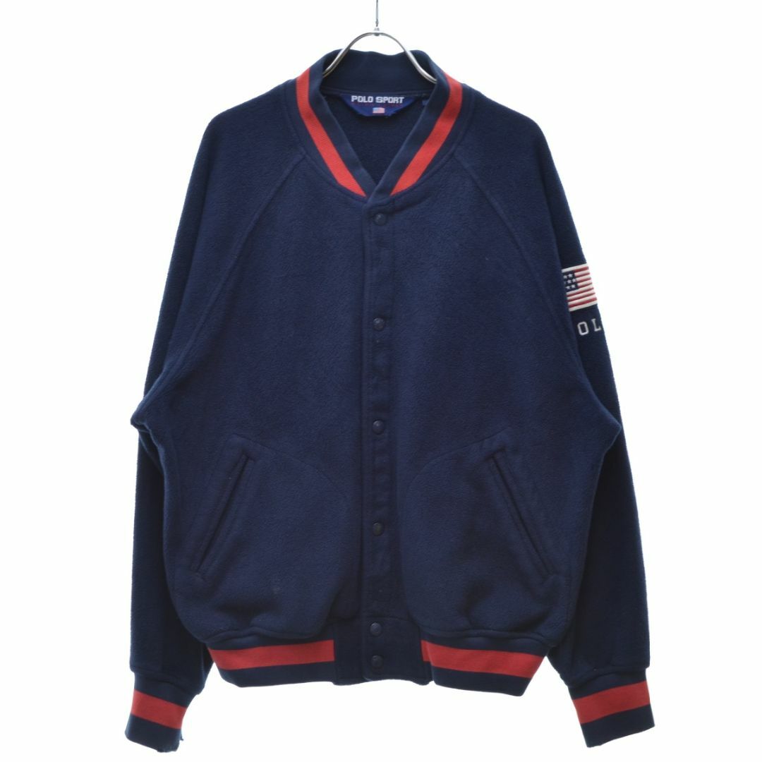 POLO RALPH LAUREN - 【POLOSPORT】90s USA製 ベースボールスタジャン