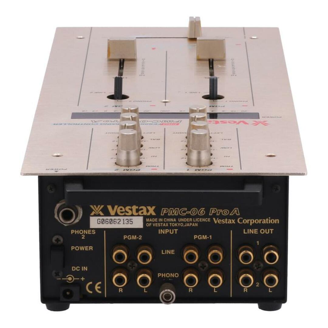 VESTAX ベスタックス/DJミキサー/PMC-06 PRO A/G06062135/Bランク/67