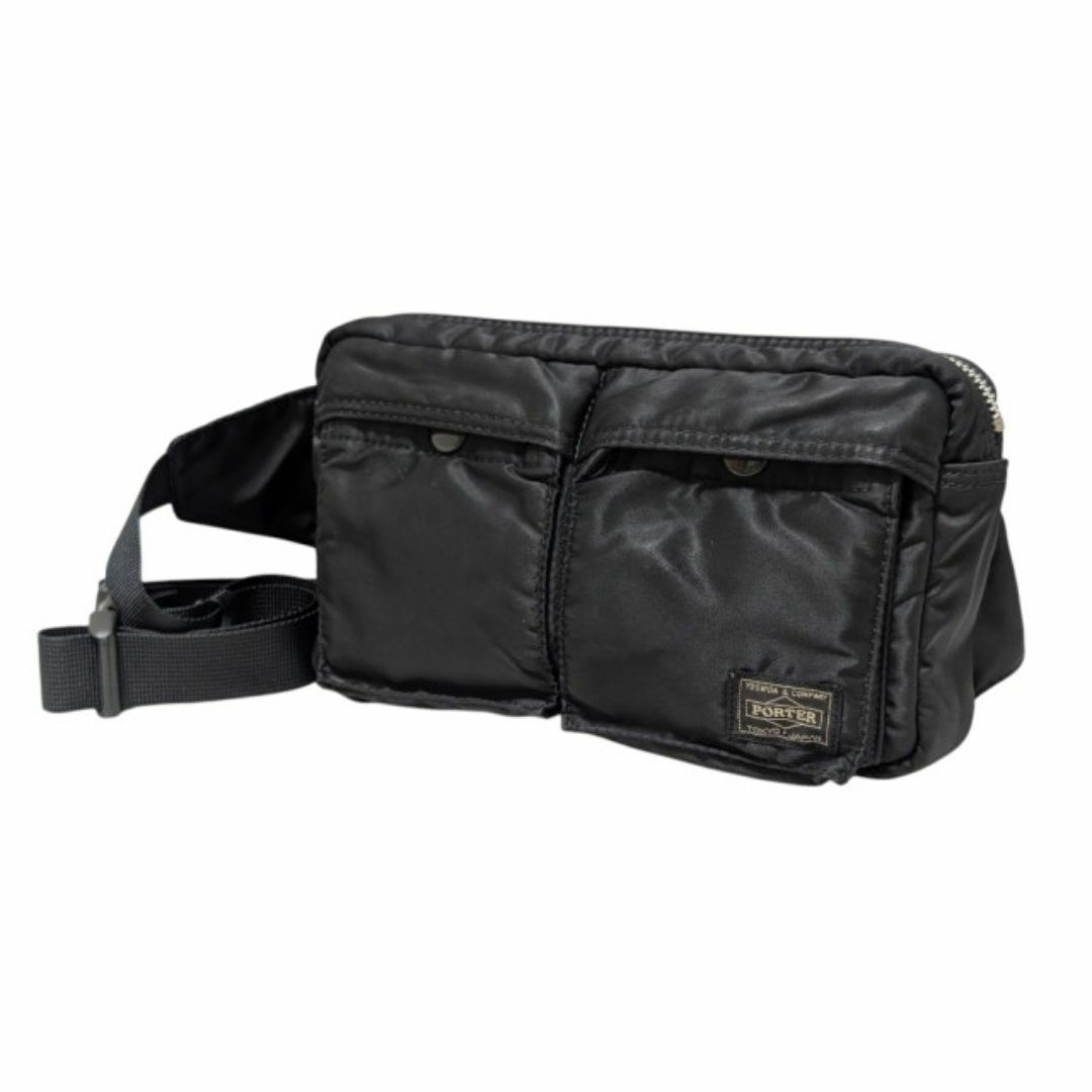 美品】 ポーター タンカー ボディバック ウエストバック 黒 ポーチ