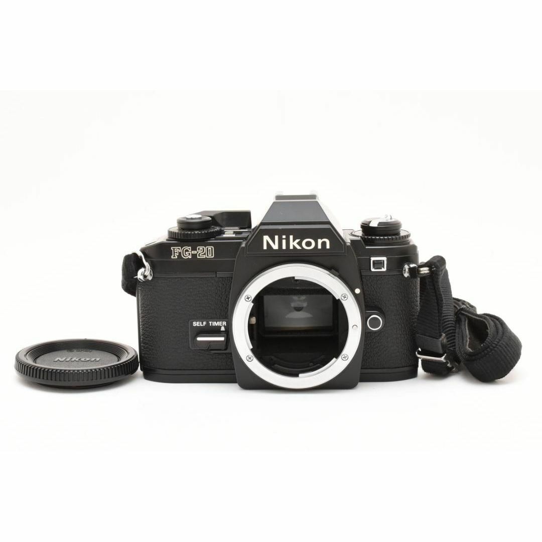 Nikon - 美品 ニコン FG-20 ブラック フィルムカメラ モルト新品交換済