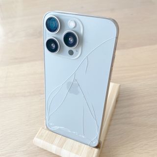 ジャンク品 iPhone X 256GB 外装15Proチタニウム風カスタム品の通販 by
