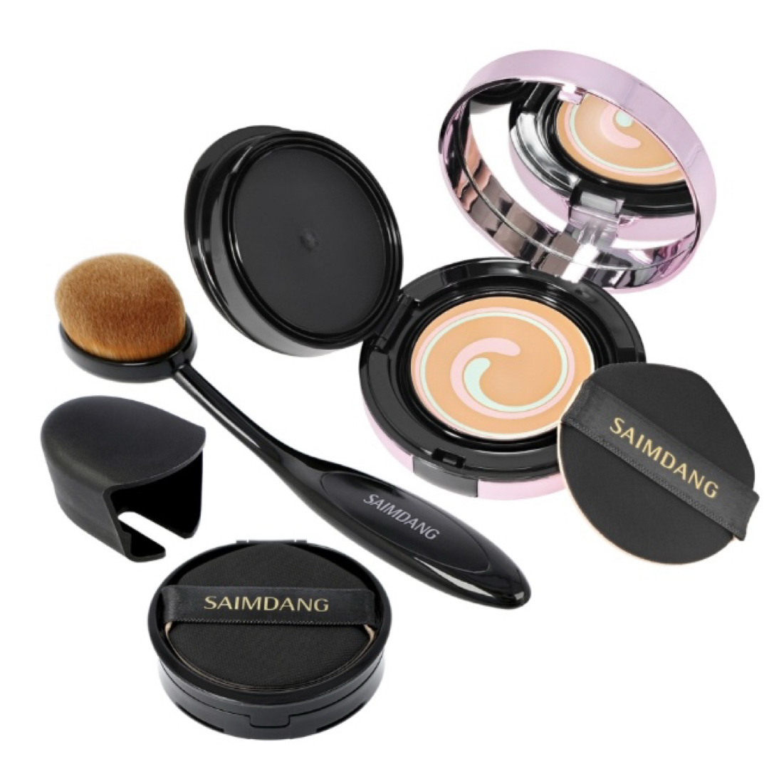 サイムダン ファンデーション、ブラシ、レフィルセットの通販 by に