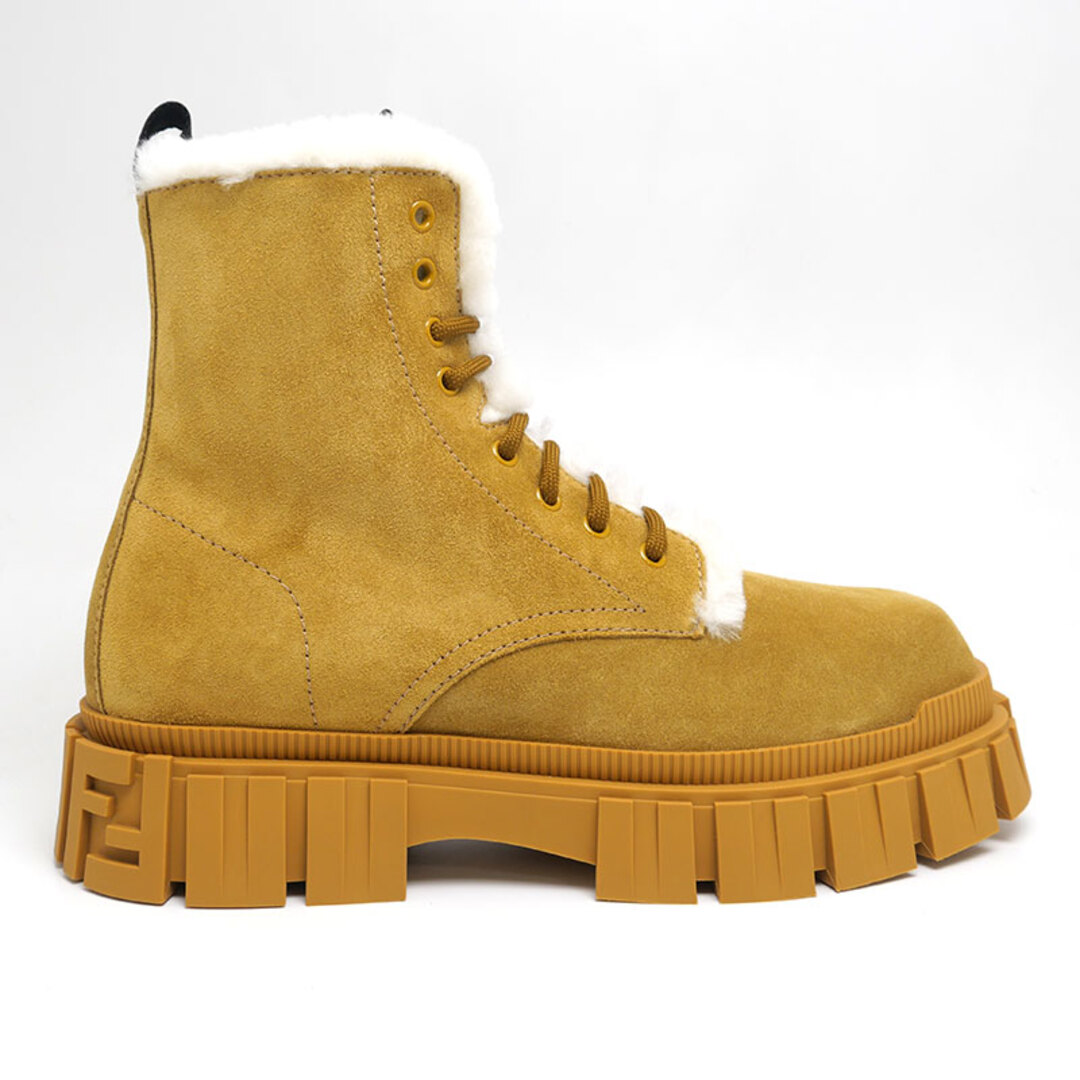 FENDI - フェンディ スエードムートンブーツ サイズ8 イエロー系