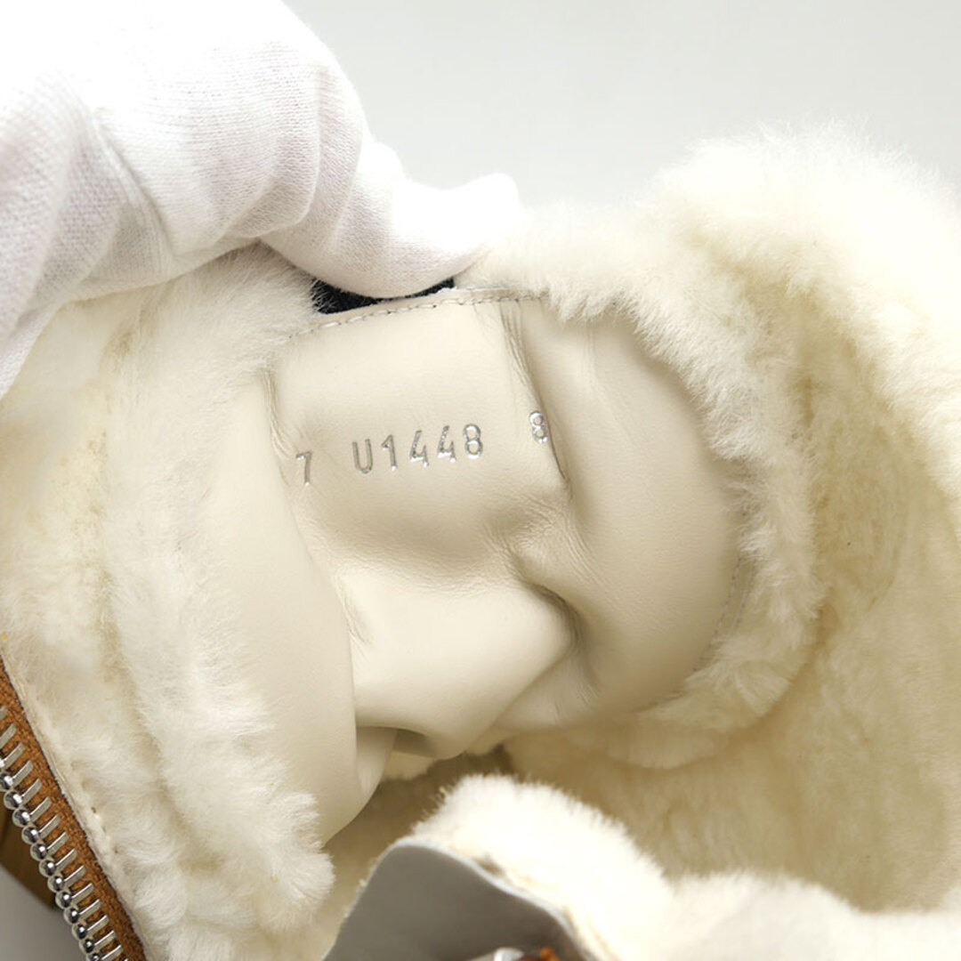 FENDI - フェンディ スエードムートンブーツ サイズ8 イエロー系