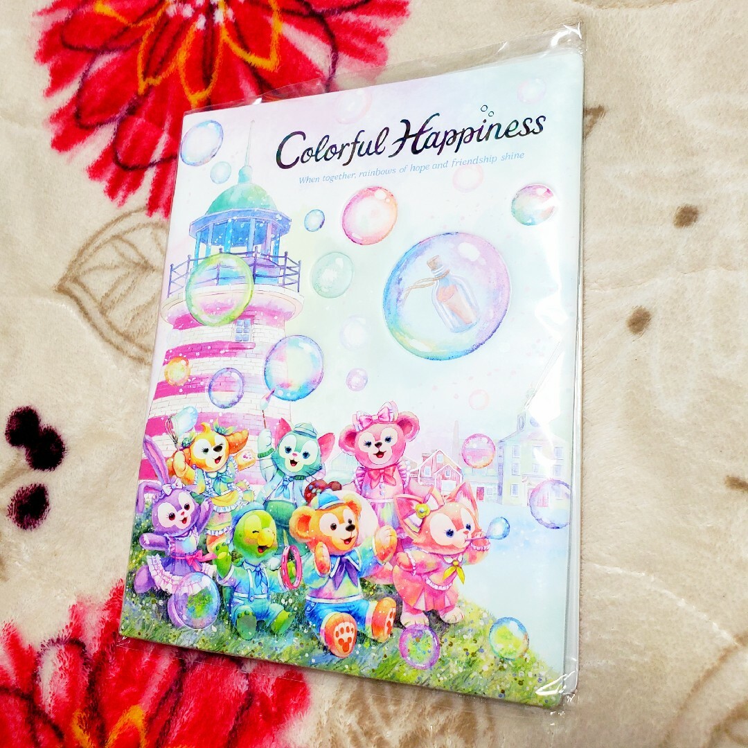 ダッフィー - 新品 ダッフィー カラフルハピネス ワッペン ワッペン