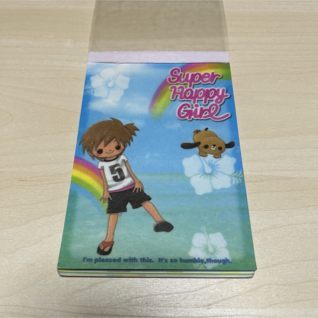 カミオジャパン - 平成レトロ SUPER HAPPY GIRL メモ帳の通販 by shop