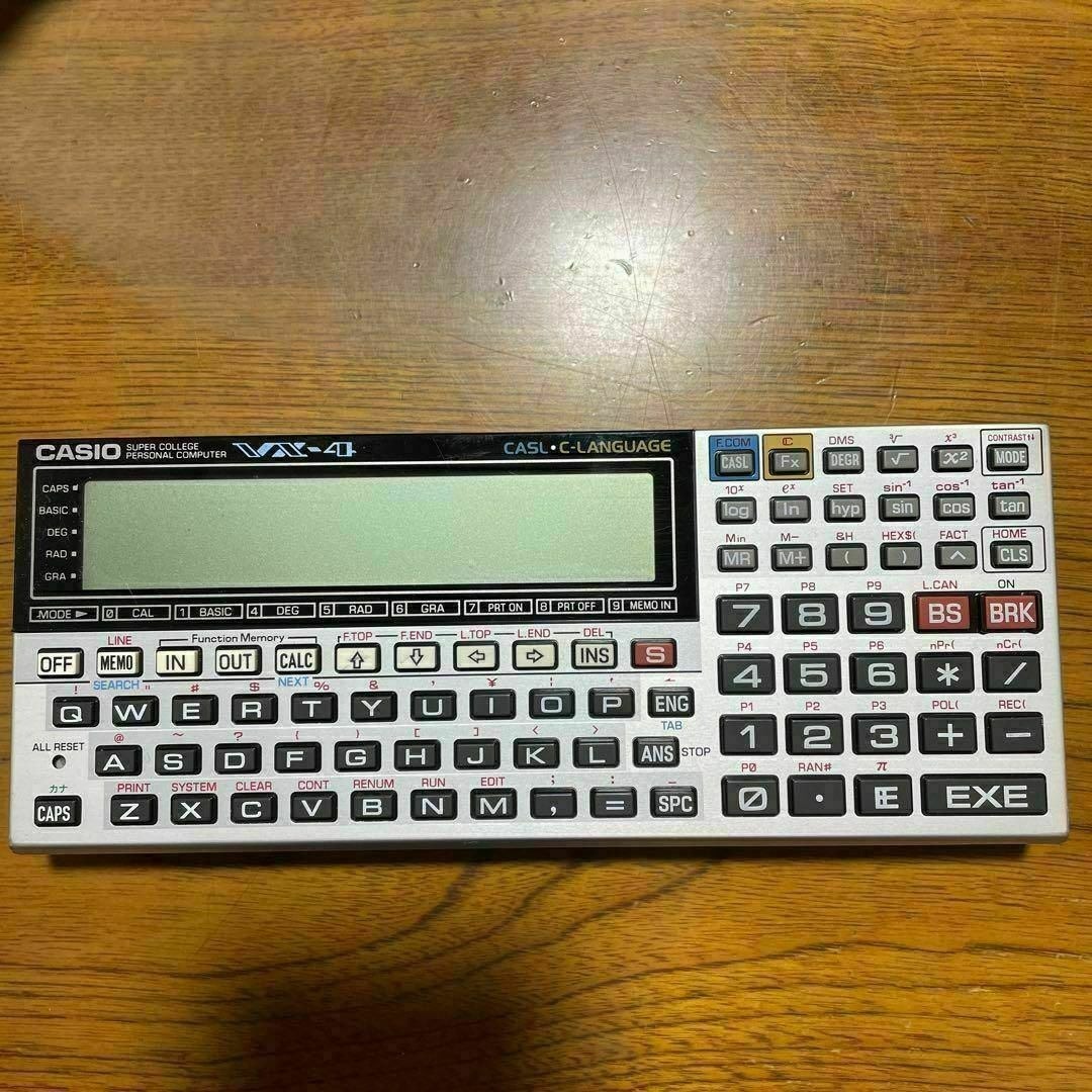 CASIO - 【ポケコン】カシオ スーパーカレッジ VX-4 動作確認済の通販