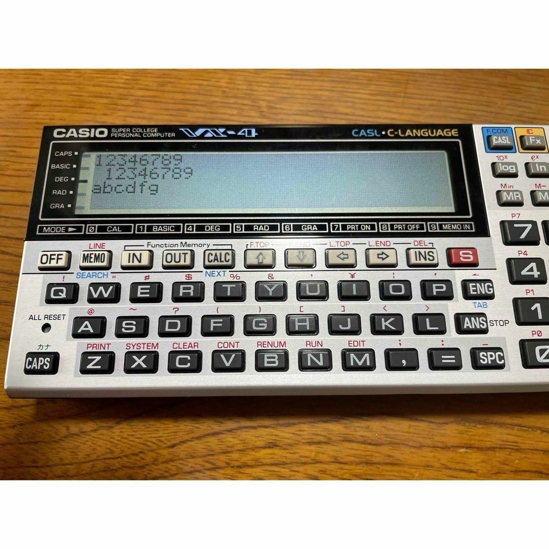 CASIO - 【ポケコン】カシオ スーパーカレッジ VX-4 動作確認済の通販