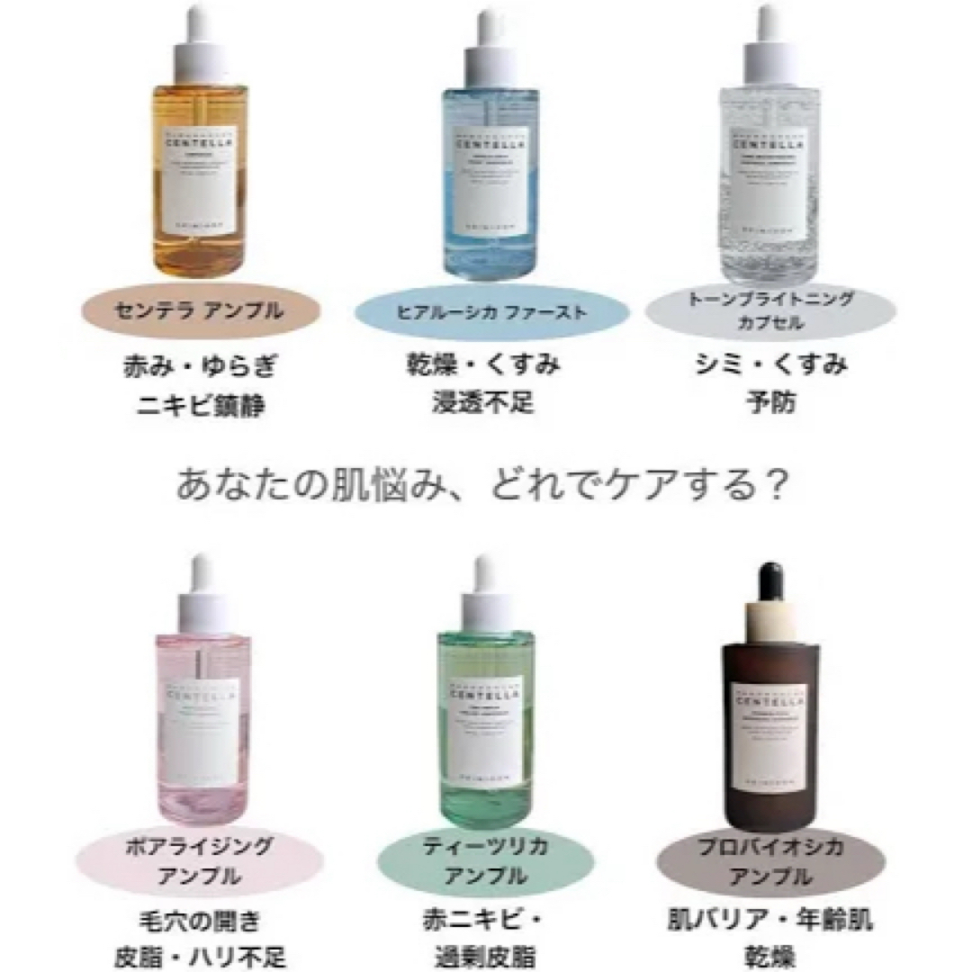 お買い得！☆SKIN1004 センテラ アンプル・美容液6本セット‼️ の通販
