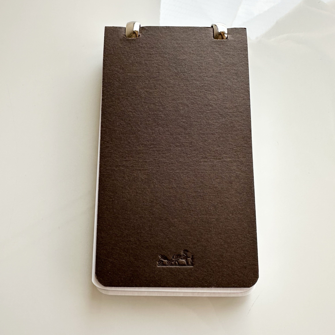 HERMES - HERMES エルメス レザーメモ帳の通販 by Blue's shop