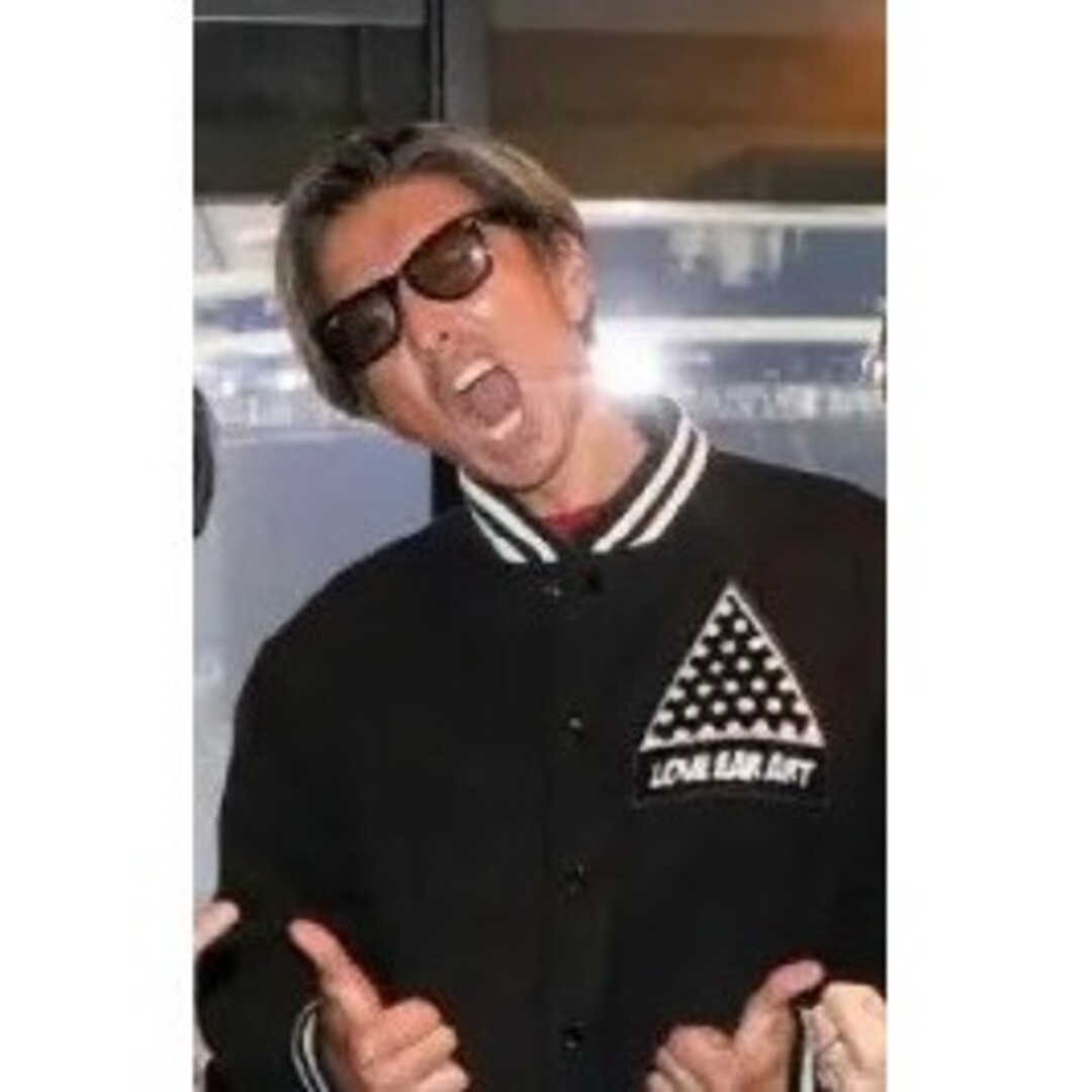 キムタク私物 同型同色 love ear art 50着限定スタジャン黒 XL の通販