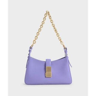 Charles and Keith（ショルダーバッグ ・ パープル/紫色系）のフリマ