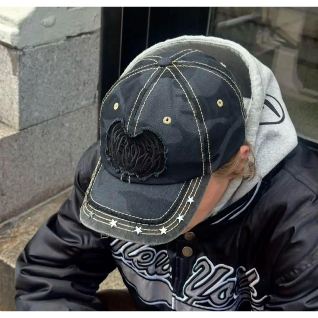 ec melody キャップ 黒 カモの通販 by hana's shop｜ラクマ