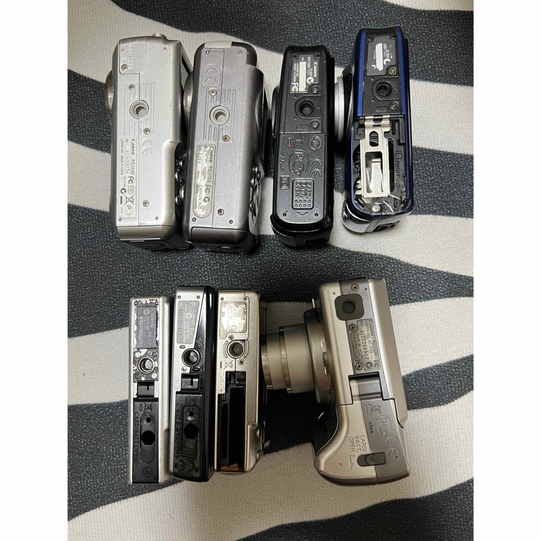 Canon キャノン デジタルカメラ 8台 動作未確認 ジャンク 修理用①