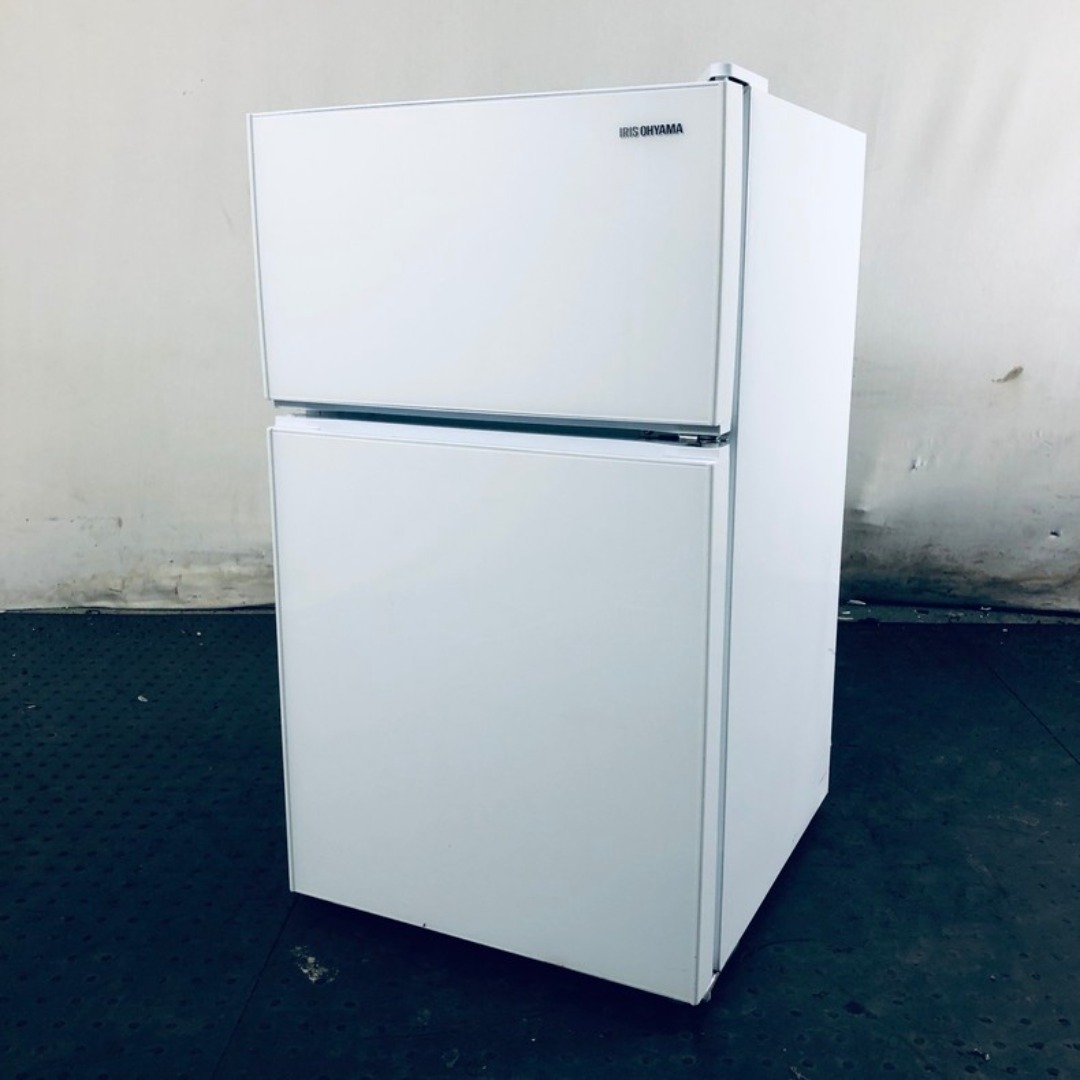 ☆送料・設置無料☆ 中古 2ドア冷蔵庫 アイリスオーヤマ (No.0947)の