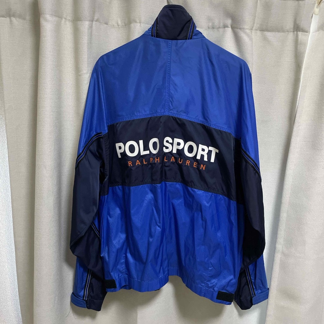 POLO RALPH LAUREN - 90'S POLO SPORT ナイロンジャケット ブルーの