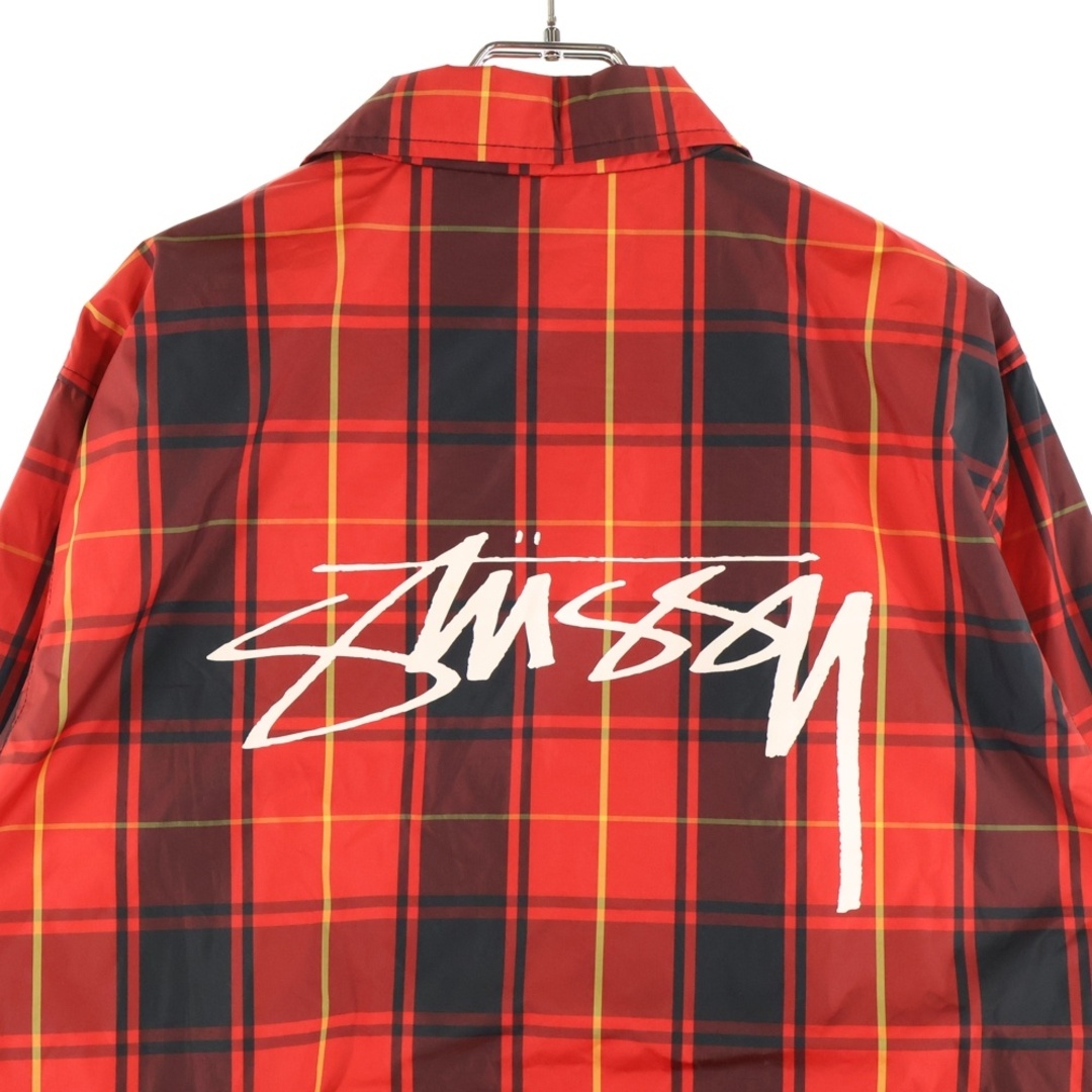 STUSSY - STUSSY ステューシー チェック柄 ポリエステル スナップ