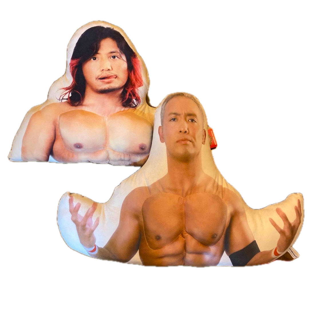 プロレスラー抱き枕 セット クッション オカダカズチカ 高橋ヒロム 新日本