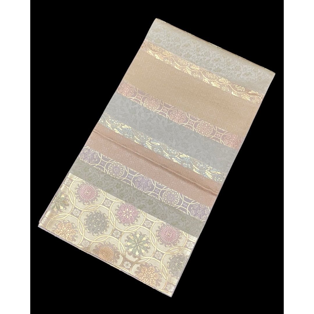 箔屋清兵衛 袋帯 双図柄 名物裂文様 全通 日本の心 共