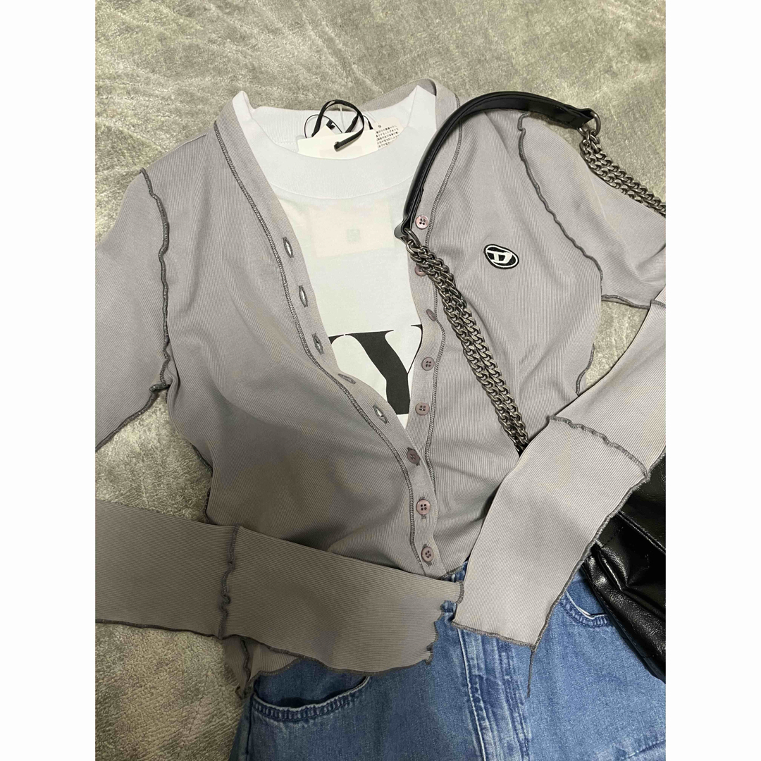 DIESEL - DIESEL ディーゼル カーディガン グレーの通販 by Api's shop