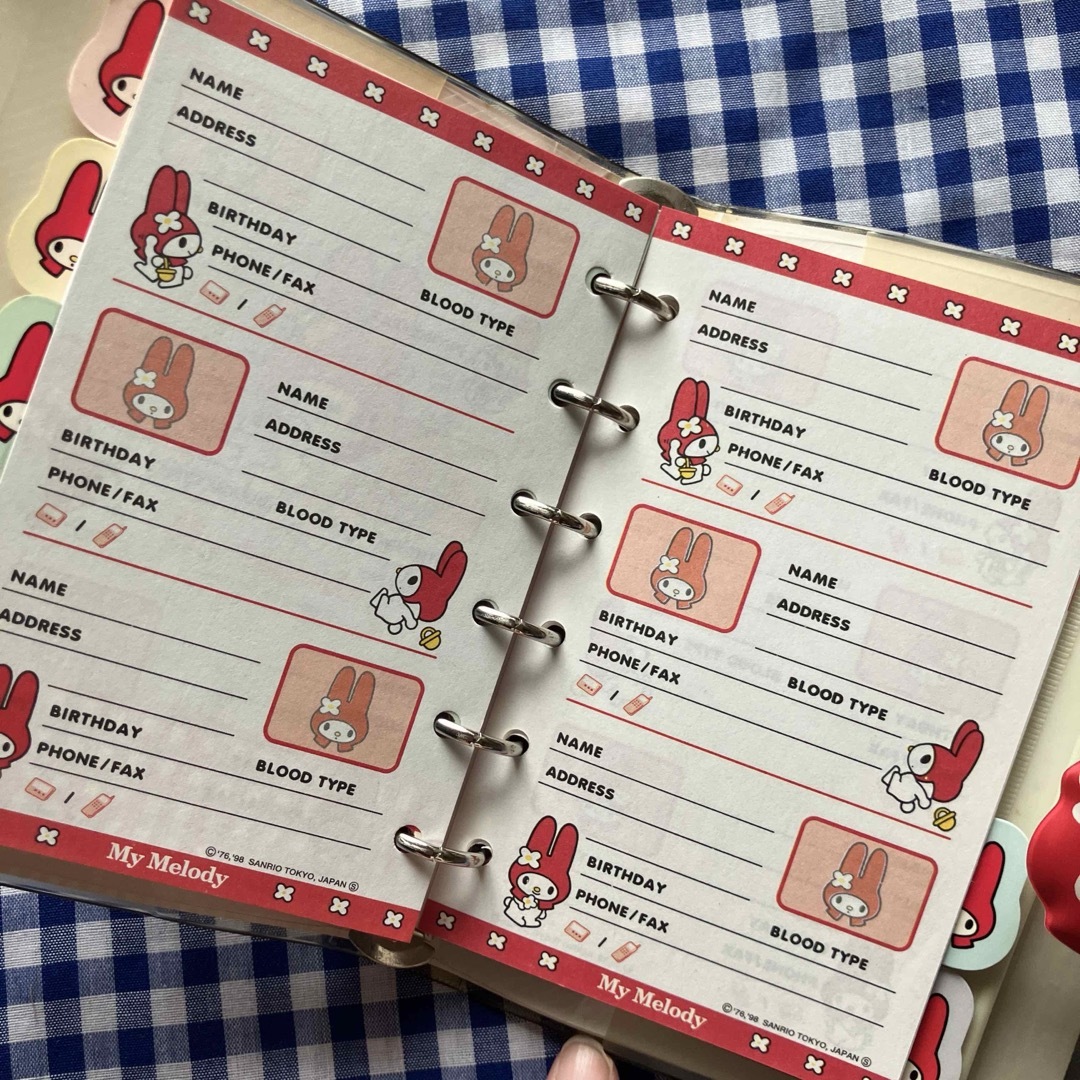 サンリオ - マイメロディ システム手帳 レトロ 当時物 最終値下げの