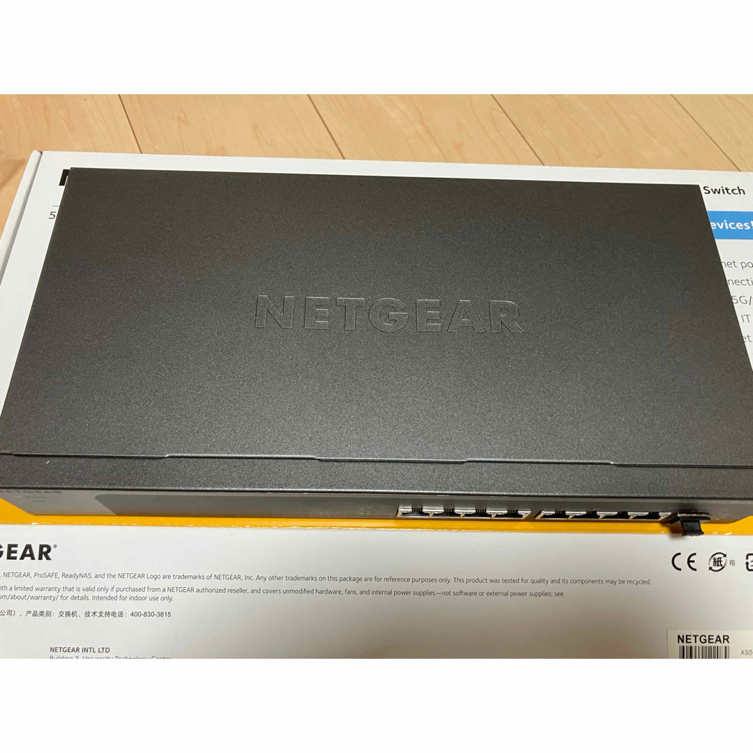 XS508M ネットギア10Gスイッチングハブ 元箱あり マウンタあり の通販