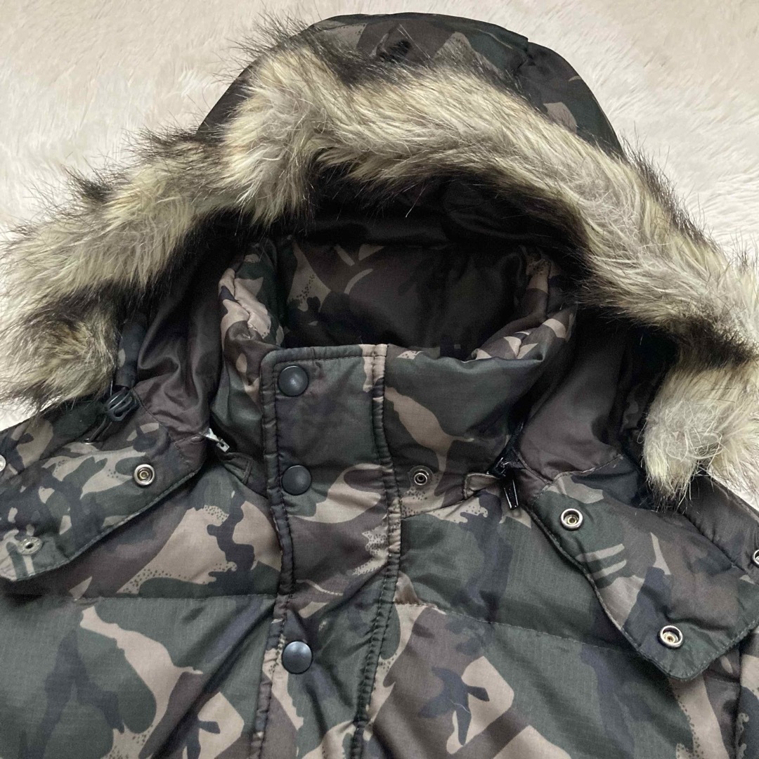 UNIQLO - ✨迷彩✨OLD UNIQLO ダウン ARCHIVE 短丈 00s カモフラ Mの