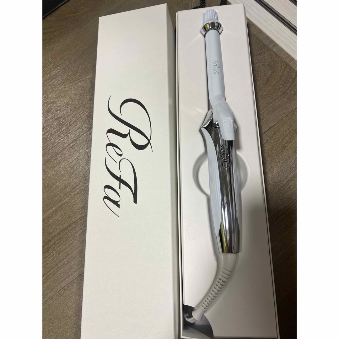 ReFa - 19mm ReFa カールヘアアイロン ホワイト 箱付きの通販 by uka's