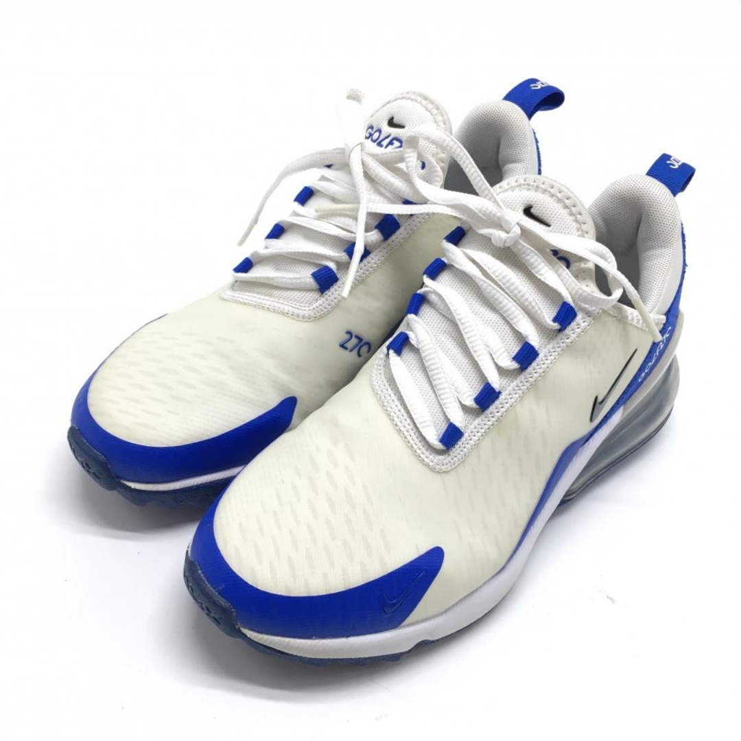NIKE - 【美品】ナイキ ゴルフシューズ 白×ブルー CK6483-106 エア