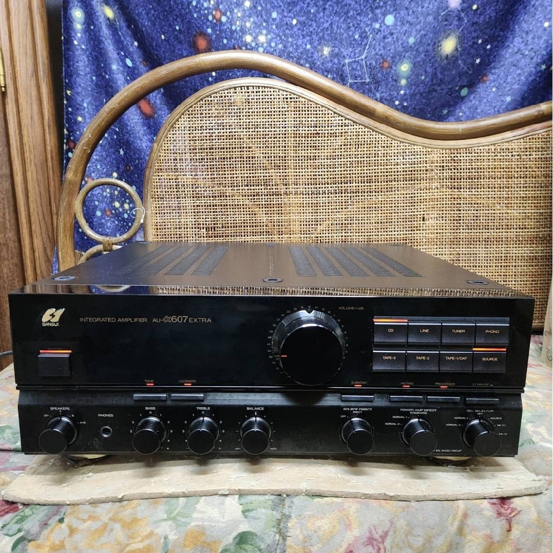 フルレストア完全整備済！山水高級プリメインアンプAU-a607EXTRA フル