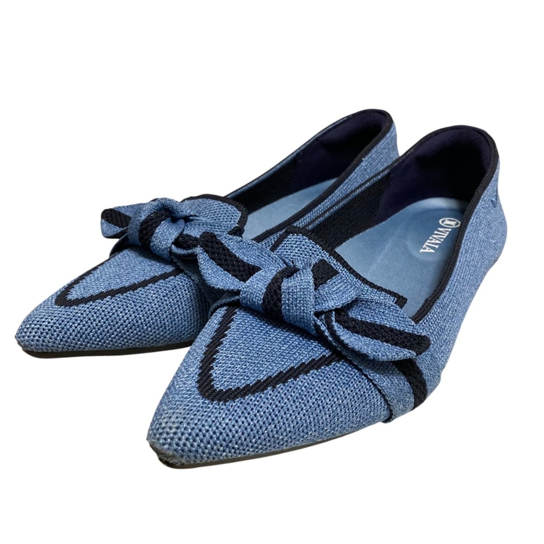 良品 VIVAIA ビバイア MICHELLE ポインテッドトゥ リボン パンプス