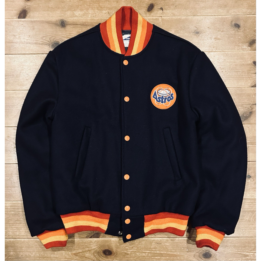 VINTAGE - スタジャン 古着 80s Pyramid ピラミッド Astros アストロズ