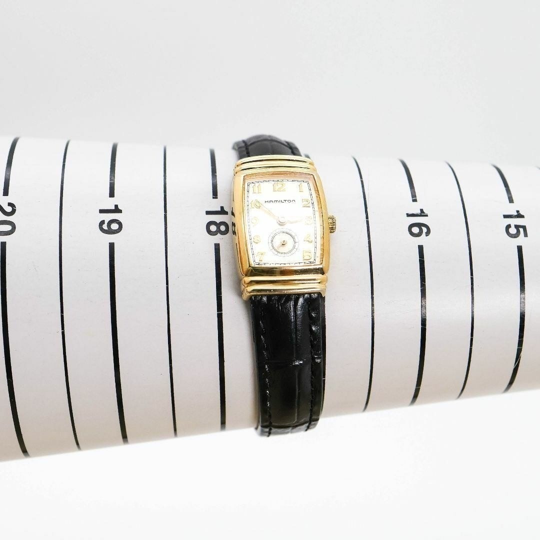 稼働 HAMILTON 腕時計 トノー スモセコ 6200A 1715の通販