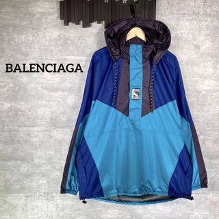 BALENCIAGA（ナイロンジャケット ・ ブルー・ネイビー/青色系）の