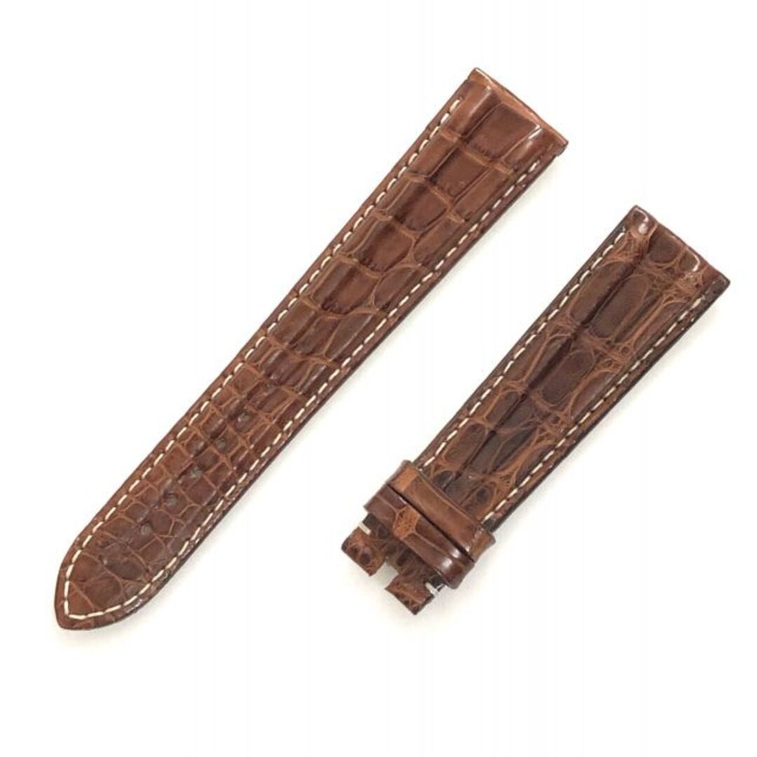 未使用 オメガ 腕時計 ベルト 純正 バンド アリゲーター クロコ レザー