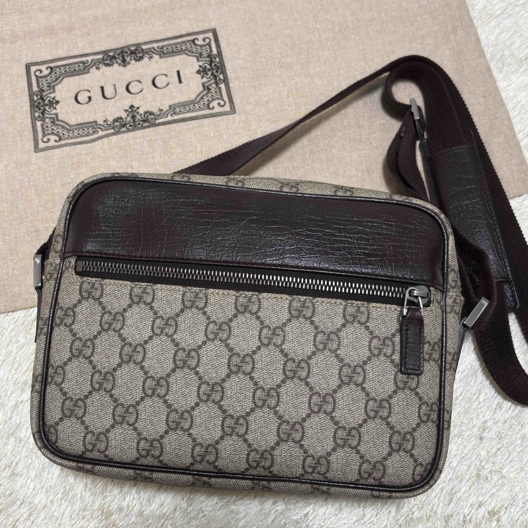 513✨極美品✨グッチ ショルダーバッグ カメラバッグ GGスプリーム