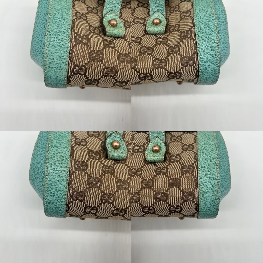 GUCCI - 【美品】グッチ バンブー ショルダーバッグ GGキャンバス