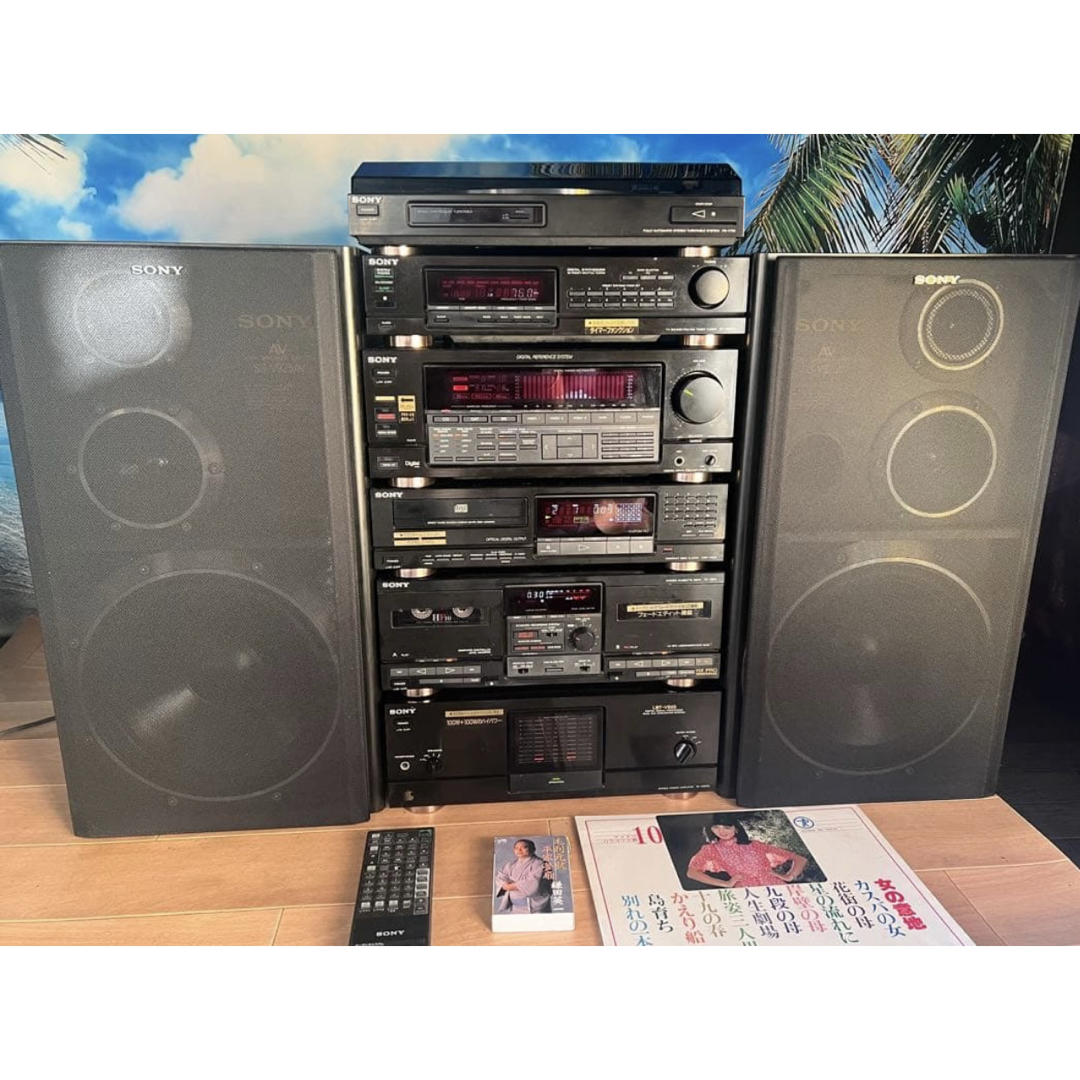 SONY - 希少内蔵BT変更可能SONYリバティ LBT-V925 中古品レコード付き