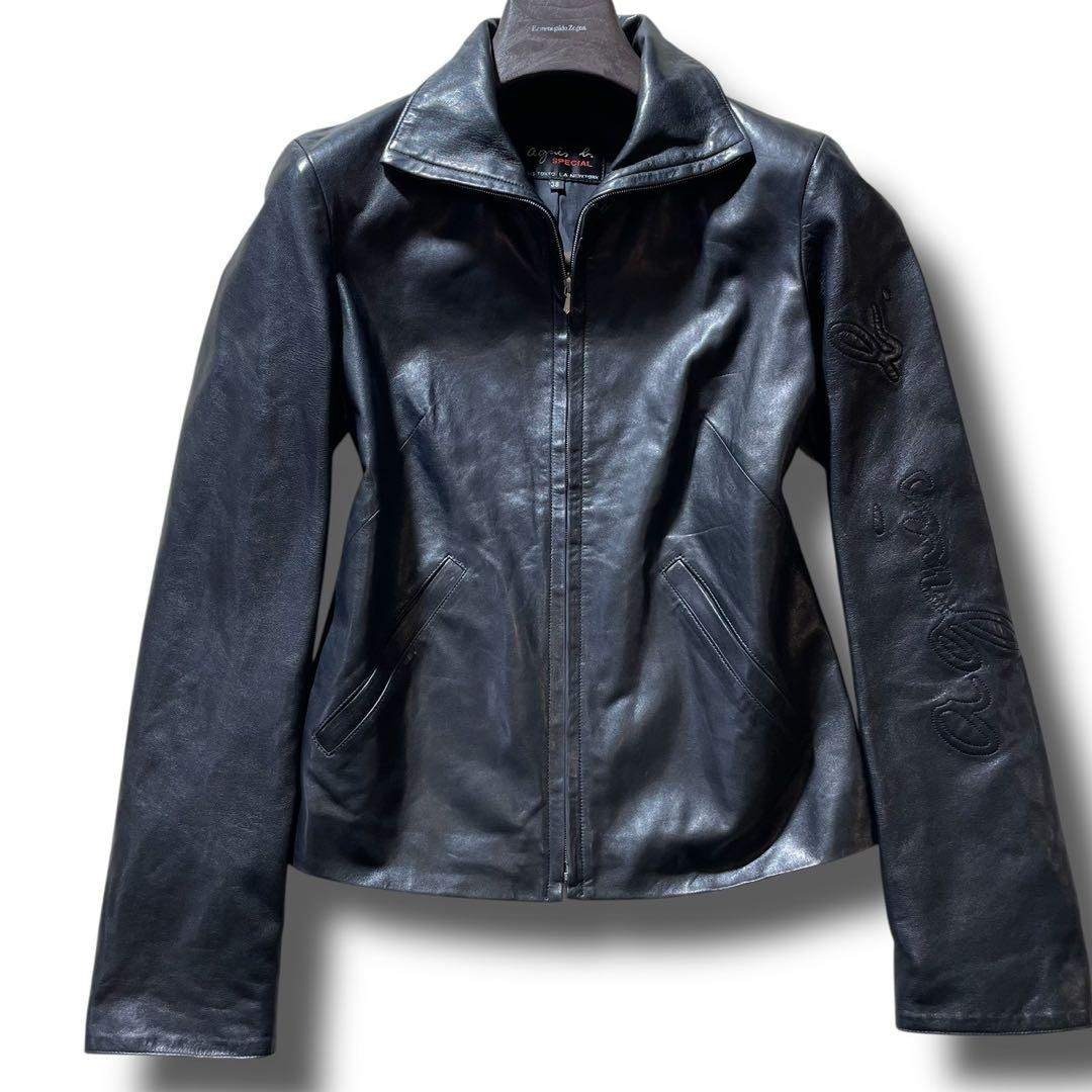 agnes b. - 美品□アニエスベー スペシャル レザージャケット 羊革