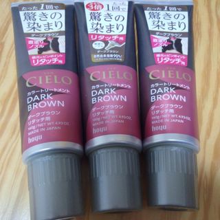 YUSEEK クリームシャンプー ダークブラウン350g✕2袋 コーム付きの通販