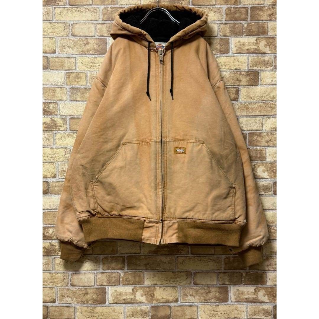 Dickies - ディッキーズ ダック地 アクティブジャケット 中綿 ブラウン