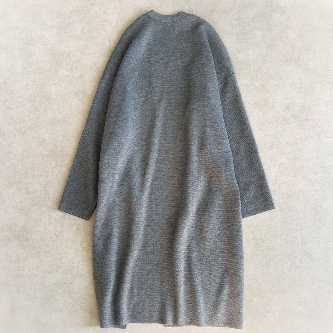 美品△定価4.7万△SLOANE / 12Gメリノウールミラノリブガウン△グレー